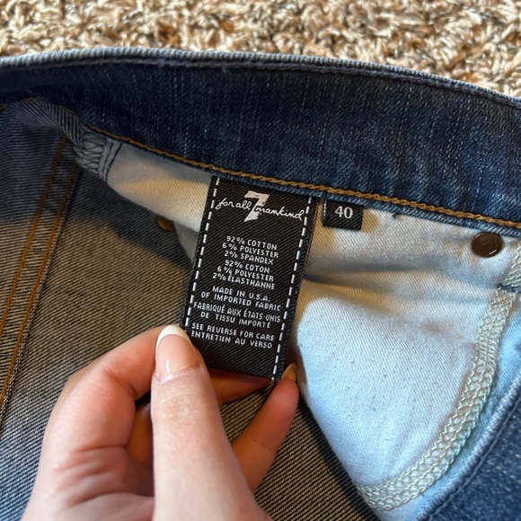 7 For All Mankind Luxe Performance Men’s Austyn Relaxed Straight Jean - Picture 5 of 8